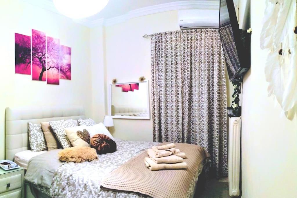 Theano'S Cozy & Quiet Lux Central Flat - Wifi & Full Amenities 파트라 외부 사진